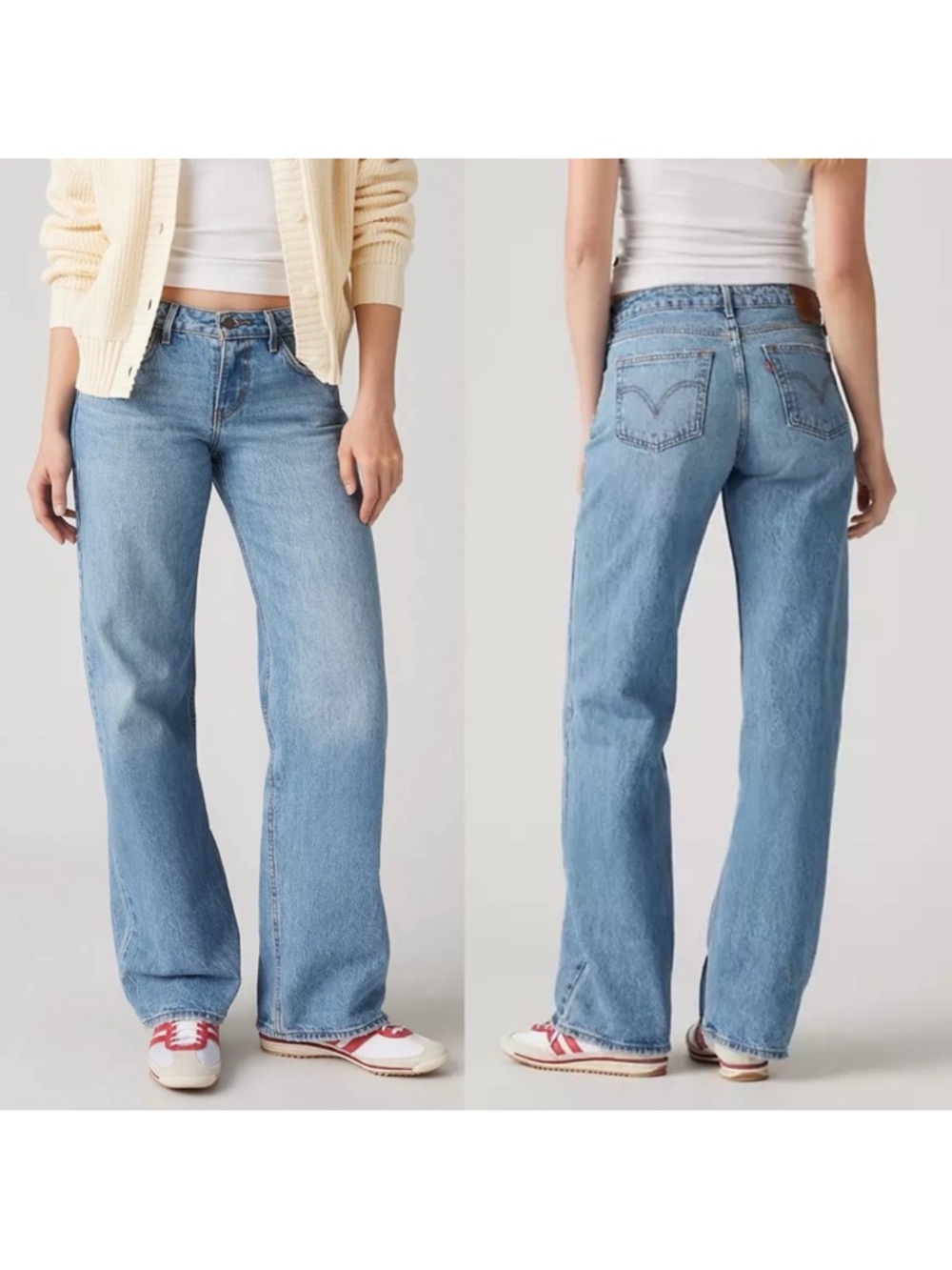 Levi's Light Blue Wide Leg Jeans